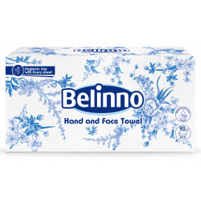 Серветки паперові Belinno Hand and Face Towel 20х20, 90+2 шт